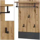 Vicco Wandgarderobe Selena 44 x 83 cm Eiche