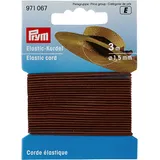 Prym 971067 Elastic-Kordel 1,5 mm, Elastoiden, Brown, Braun, 3 M