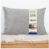 Selfitex Kissenbezug Modisches Couchkissen 60 x 80 cm Grau