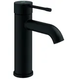 Grohe Essence Einhand-Waschtischbatterie, S-Size, Ausladung 116mm, ohne Ablaufgarnitur, 24172KF1, Farbe: Phantom Black