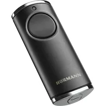 Hörmann Handsender HS1 868-BS, 1-Befehl, chrom schwarz, 868 MHz, BiSecur