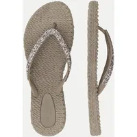 Flip Flops Cheerful mit Schmucksteinen Beige 40