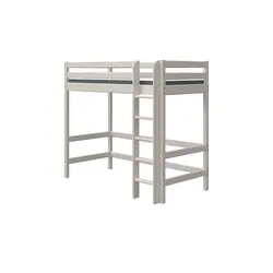 FLEXA Hochbett  Flexa Classic ¦ grau ¦ Maße (cm): B: 110 H: 184