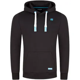 Riverso Herren Regular Fit RIVLinus Kapuzenpullover Regular Fit Schwarz 3XL