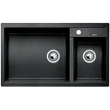 links anthrazit + Handbetätigung