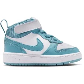 Nike Court Borough Mid 2 Kinder Weiß/Denim Turquoise 21