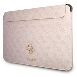 GUESS 4G Metal Logo Computer Sleeve (13"), Notebooktasche, Pink
