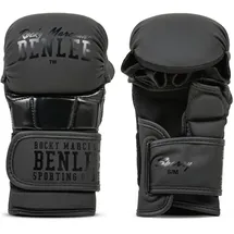 BENLEE Rocky Marciano MMA-Trainingshandschuhe aus Kunstleder SPARRY Black S/M