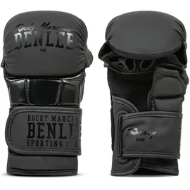 BENLEE Rocky Marciano MMA-Trainingshandschuhe aus Kunstleder SPARRY Black S/M