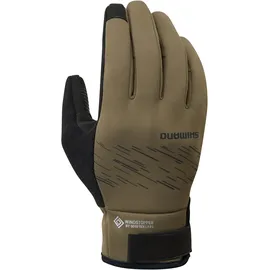 Shimano Windstopper Isolierhandschuhe Sand Brown XL