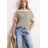 STREET ONE Pullunder mit Boatneck und Streifen Beige 40