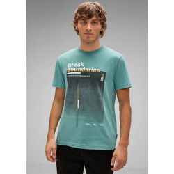 STREET ONE MEN T-Shirt mit Frontprint grün XXL (56)