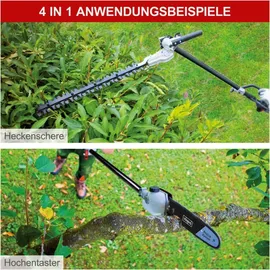 SCHEPPACH MFH5300-4BP Backpacker 4in1 Multigartengerät 1.8PS