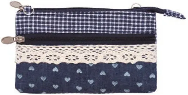 Patchwork Multifunktions-Tasche 078 navy
