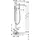 Hansgrohe Axor Uno Einhandwannenmischer Edelstahl-Optik