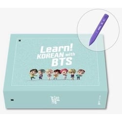 Learn! KOREAN With BTS | 4-Book Set | With Motipen | Korean Learning for Basic Learners | With Korean Keyboard Stickers