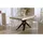 vente-unique Ausziehtisch 6 bis 10 Personen MDF & Metall  schwarz/bronze