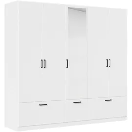 Rauch Drehtürenschrank Bari 225 x 210 x 54 cm Weiß