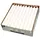 Papstar Kronkerzen 24 cm Ø 2,3 cm 30 St. weiss