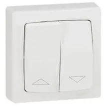 Legrand Jalousieschalter 086013 Aufputz Weiß