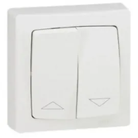 Legrand Jalousieschalter 086013 Aufputz Weiß