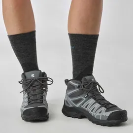 Salomon X Ultra Pioneer Mid Gore-tex® Wanderschuhe - Ebony / Stormy Weather / Wine Tasting - EU 42