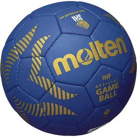 Molten H2A5000-B Handball IHF Wettspielball blau/gold 2