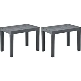 vidaXL Gartenbank 61 x 40 x 45 cm Grau