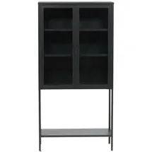 VCM Vitrine Misha 75 x 35 x 0 cm Schwarz
