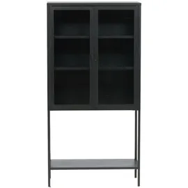 VCM Vitrine Misha 75 x 35 x 0 cm Schwarz