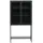 VCM Vitrine Misha 75 x 35 x 0 cm Schwarz
