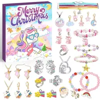 luxuskollektion Adventskalender Mädchen Einhorn Schmuck Weihnachten 2024 Kinder Geschenk