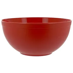 MONOUSO - Wiederverwendbare langlebige Schale PP Mineral Rot 2.000ml Ø20cm (1 Stück)