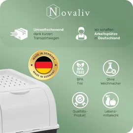 Novaliv Aufbewahrungsbox 3,5 L 4-tlg. weiß