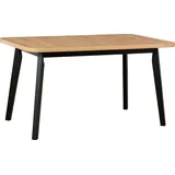 Esstisch Oslo 6 - Braun/Schwarz