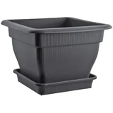 Buri XXL Blumentopf 60 x 60 cm grau