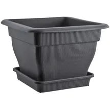 Buri XXL Blumentopf 60 x 60 cm grau