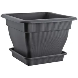 Buri XXL Blumentopf 60 x 60 cm grau
