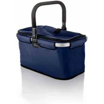 Genius Faltbarer Einkaufskorb Falko dunkelblau 48 x 28 x 27 cm