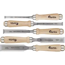 Fortis Stechbeitel-Satz Holzheft 5-tlg. im Karton