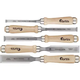 Fortis Stechbeitel-Satz Holzheft 5-tlg. im Karton