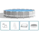 Intex Swimming Pool Komplettset Stahlwand 549x122cm Schwimmbecken Schwimmbad Intex