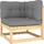 vidaXL Garten-Lounge-Set 5-tlg. Kiefer beige