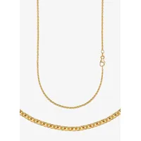 FIRETTI Collierkettchen Schmuck Geschenk Gold 333 Ankerkette rund