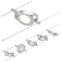 Paulmann 94414 Seil-Komplettsystem LED fest eingebaut LED Chrom (matt)