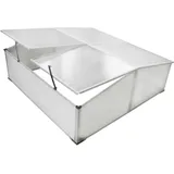 vidaXL Frühbeet Alu 1,08 x 0,41 x 1,10 m