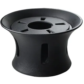 Stövchen Warmhalteplatte Teewärmer Rechaud rund Gusseisen für Teekanne