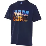 HSV Hamburger SV T-Shirt Shirt ** Samo ** (DE/NL/SE/PL, Alphanumerisch, XL, Regular, Regular, Blau)