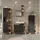 Vicco Hochschrank Karen 50 x 175 x 35 cm Braun