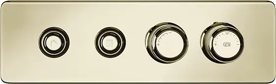 Gessi HiFi Eclectic Thermostat 2-Wege - messing
